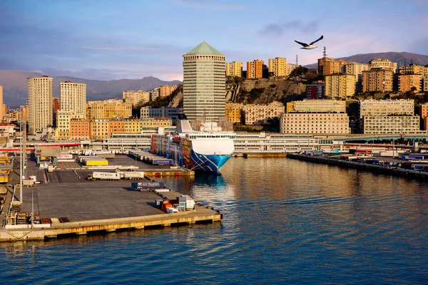 Marseille Franciaország 2020 Kilátás Tengerre Marseille Legnagyobb Kikötő Földközi Tengeren — Stock Fotó