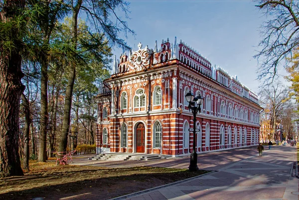 Moscú Rusia 2014 Museo Propiedad Tsaritsyno Middle Palace Opera House — Foto de Stock