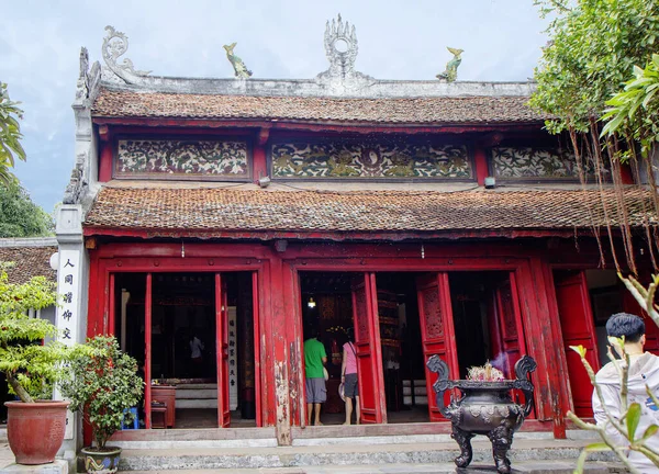 Ханой Єтнам 2014 Храм Нгок Син Храм Нефритової Гори Храм — стокове фото