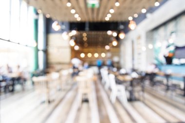 Restoran backgroundwith bokeh ışıklar bulanıklık