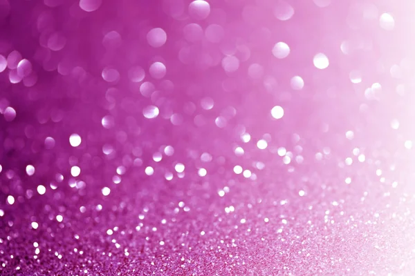 紫色闪闪发光的圣诞灯 模糊的抽象背景 — 图库照片