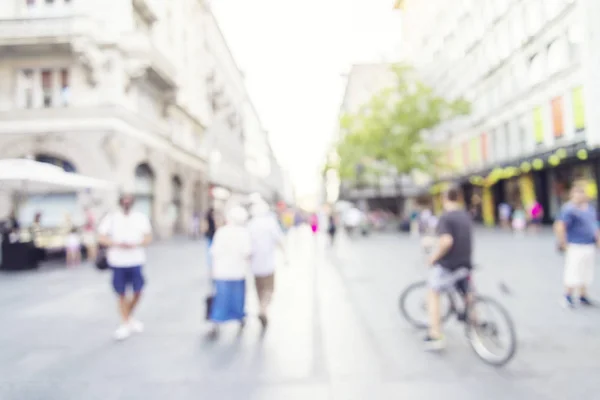 Abstraktní Rozostření Pozadí Lidí — Stock fotografie