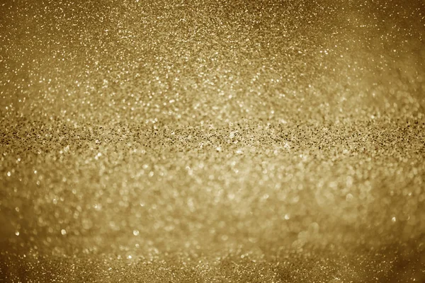 Goldglitzernde Weihnachtsbeleuchtung Verschwommener Abstrakter Hintergrund — Stockfoto
