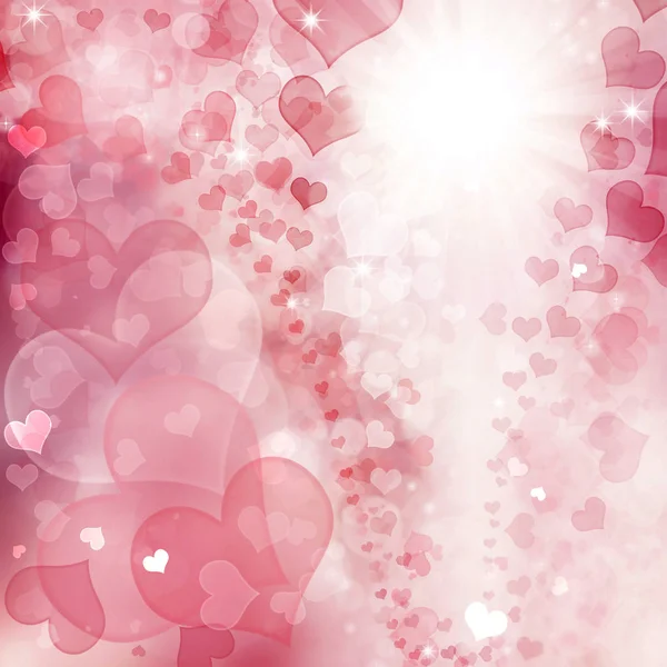 Valentine Hearts Abstract Pink Background. St.Valentine\'s Day Wallpaper. Heart Holiday Backdrop