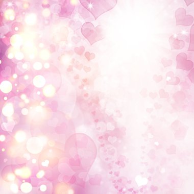 Sevgililer pembe arka plan seviyor. Sevgililer 's gün duvar kağıdı. Kalp tatil zemin