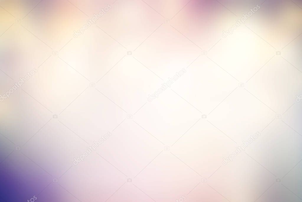 abstract blurred soft pastel texture background with blue, orange, yellow and purple tones