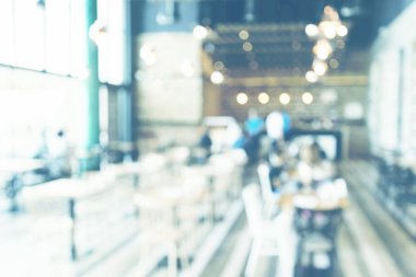 Modern kafe restoran tablonun arka plan bulanık bulanıklık bokeh light.s, eisure yaşam tarzı, kentsel günlük cafe bar ile arka plan