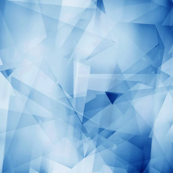 Abstraktní Polygonální Modré Pozadí — Stock fotografie