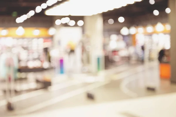 Blurred Image People Shopping Mall Bokeh Vintage Color — Stock Photo, Image
