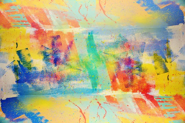 Abstract splatter color background, colorful paint drops ink splashes grunge card design.