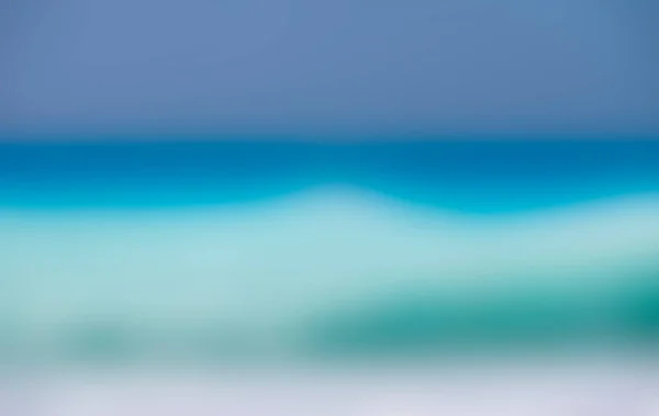 Schöne Blaue Verschwommene Defokussierte Hintergrund Des Sommertages Meer — Stockfoto