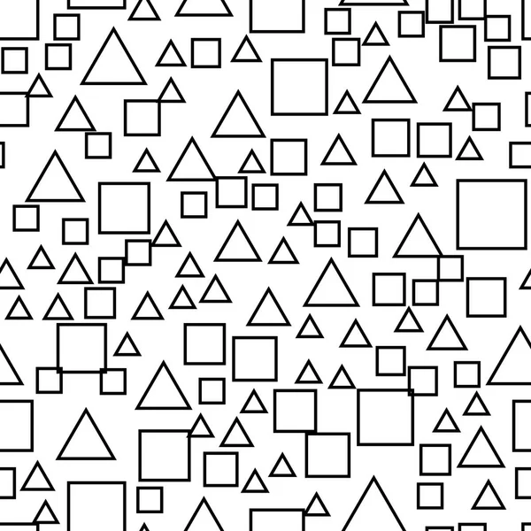 Motif sans couture vectoriel de formes abstraites sur blanc — Image vectorielle
