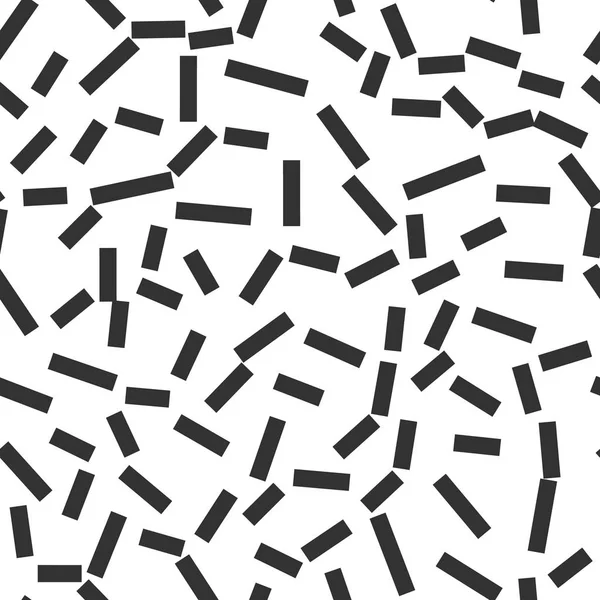 Abstracte vormen de naadloze patroon vector op wit — Stockvector