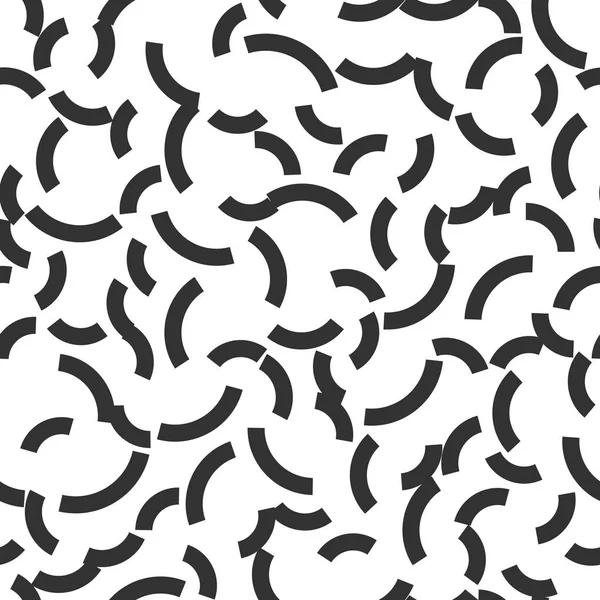 Abstracte vormen de naadloze patroon vector op wit — Stockvector