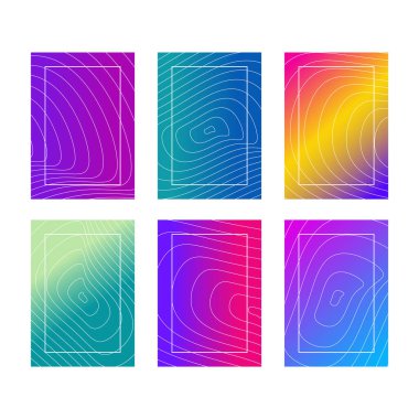 Duotone şekilli kapak sayfaları