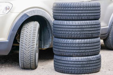 Kış lastikleri yaz lastikleri yeni lastik seti değiştirme zamanı