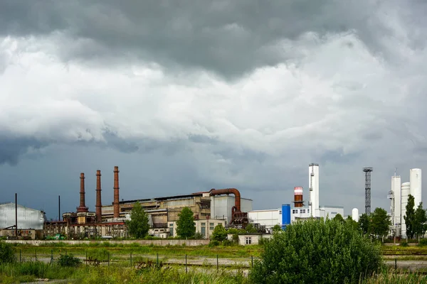 non-working metallurgical plant for electric steel melting in Liepaja, Latvia