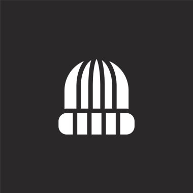 aksesuar simgesi. Web sitesi tasarımı ve mobil, uygulama geliştirme için doldurulmuş aksesuar simgesi. siyah arka plan üzerinde izole dolgulu moda koleksiyonundan aksesuar simgesi.