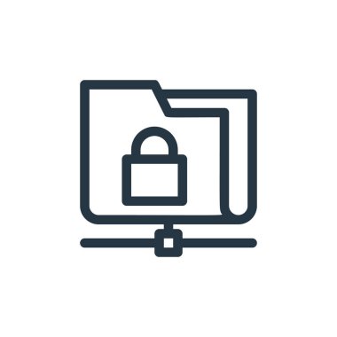 dizin vektör simgesi. Dizinlenebilir felç. Web ve mobil uygulamalarda kullanmak için dizin doğrusal sembolü, logo, yazdırma ortamı. İnce çizgili çizim. Vektör izole çizimi.