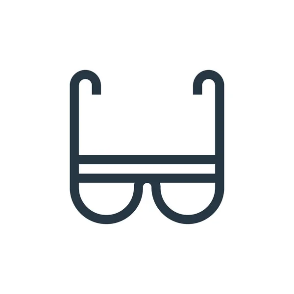 Schutzbrillen Vektor Symbol Schutzbrille Editierbarer Schlaganfall Lineares Symbol Für Die — Stockvektor