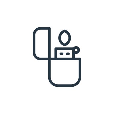 Daha hafif vektör simgesi. Hafif düzenlenebilir felç. Web ve mobil uygulamalarda kullanmak için daha hafif doğrusal sembol, logo, yazdırma ortamı. İnce çizgili çizim. Vektör izole çizimi.