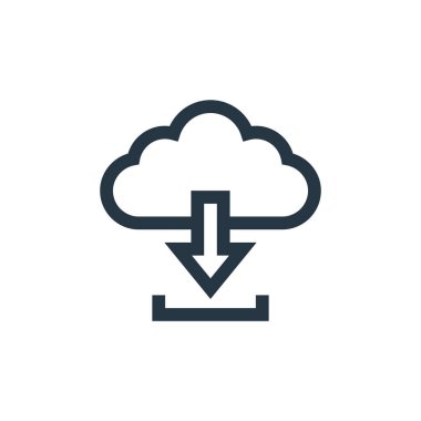 veri vektör simgesi. veri değiştirilebilir vuruş. Web ve mobil uygulamalarda kullanmak için veri doğrusal sembolü, logo, yazdırma ortamı. İnce çizgili çizim. Vektör izole çizimi.