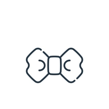 Baş vektör simgesi. Yaylı ve düzenlenebilir. Web ve mobil uygulamalarda, logoda ve yazılı medyada kullanmak için yay doğrusal sembolü. İnce çizgili çizim. Vektör izole çizimi.