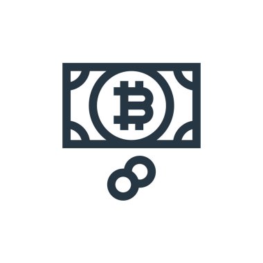 para vektör simgesi. para düzenlenebilir vuruş. para lineer sembolü web ve mobil uygulamalar, logo, yazdırma medyası için. İnce çizgili çizim. Vektör izole çizimi.