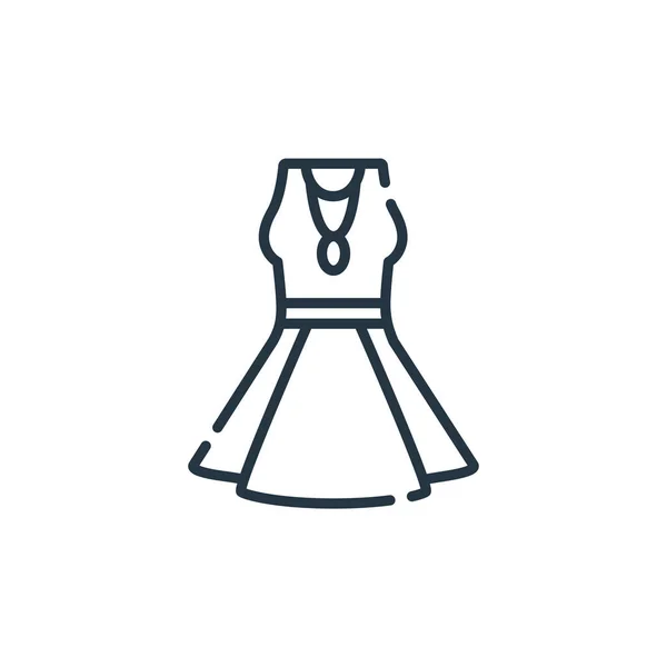 Giysi Vektör Simgesi Kurgulanabilir Elbise Darbesi Nternet Mobil Uygulamalarda Logoda — Stok Vektör