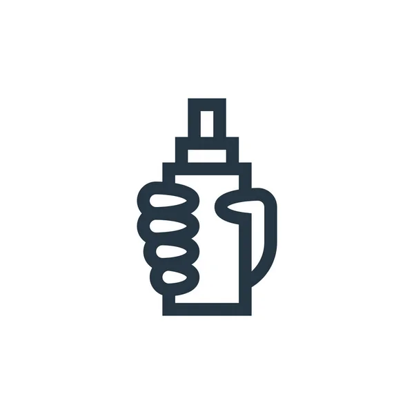 Sprühvektorsymbol Spray Editierbare Schlaganfall Spray Lineares Symbol Für Die Verwendung — Stockvektor