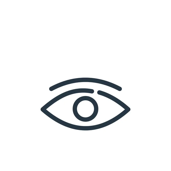 Icono Del Vector Ocular Accidente Cerebrovascular Editable Símbolo Lineal Ojo — Archivo Imágenes Vectoriales
