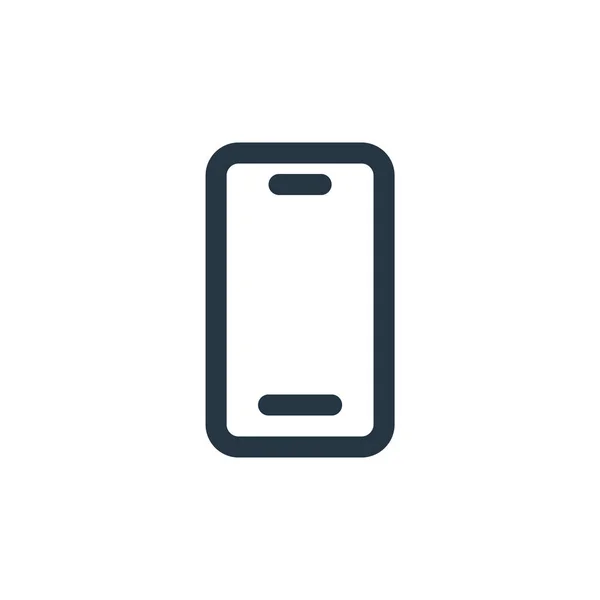 Icona Vettoriale Smartphone Ictus Modificabile Smartphone Smartphone Simbolo Lineare Uso — Vettoriale Stock
