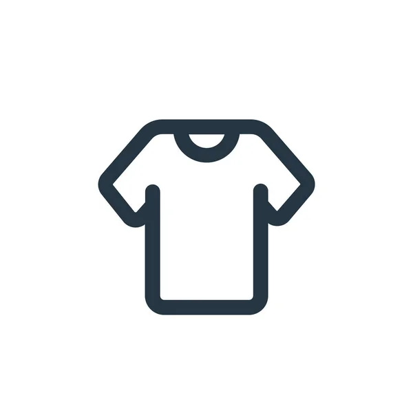 Kıyafet Vektör Simgesi Kurgulanabilir Kıyafetler Nternet Mobil Uygulamalarda Logoda Yazılı — Stok Vektör