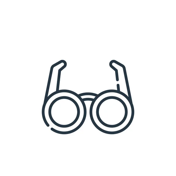 Icône Vectorielle Lunettes Lunettes Vue Course Modifiable Lunettes Vue Symbole — Image vectorielle