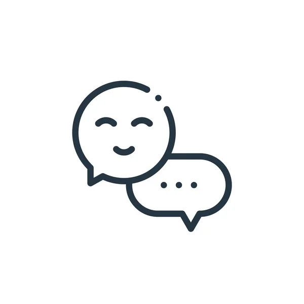 chat box vector icon. chat box editable stroke. chat box linear symbol for use on web and mobile apps, logo, print media. Thin line illustration. Vector isolated outline drawing.