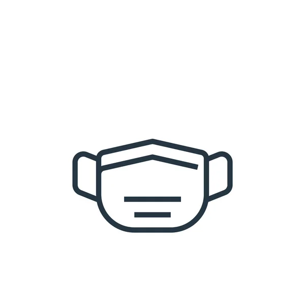 Maskenvektorsymbol Maske Editierbarer Strich Maske Lineares Symbol Für Die Verwendung — Stockvektor