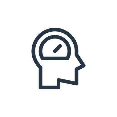 Verimlilik vektör simgesi. Verimlilik düzeltilebilir vuruş. Web ve mobil uygulamalarda kullanım için verimlilik doğrusal sembolü, logo, yazdırma ortamı. İnce çizgili çizim. Vektör izole çizimi.