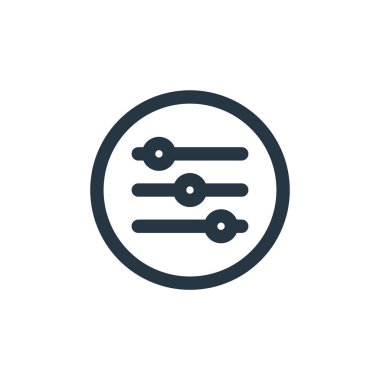 Vektör simgesini ayarla. Düzeltilebilir felç. Lineer sembolü web ve mobil uygulamalarda kullanmak üzere ayarla, logo, yazdırma ortamı. İnce çizgili çizim. Vektör izole çizimi.