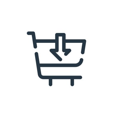 vektör simgesi ekle. Düzenlenebilir felç ekle. Web ve mobil uygulamalarda kullanmak için doğrusal sembol ekle, logo, yazdırma ortamı. İnce çizgili çizim. Vektör izole çizimi.