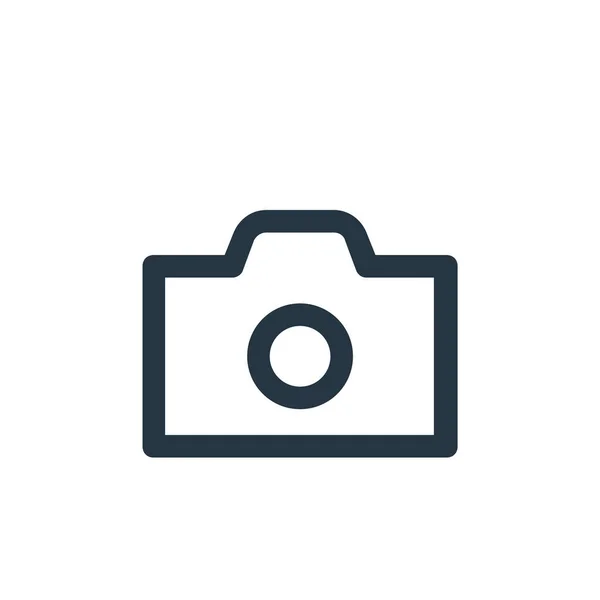 Cameravectoricoon Camera Aanpasbare Slag Camera Lineair Symbool Voor Gebruik Web — Stockvector