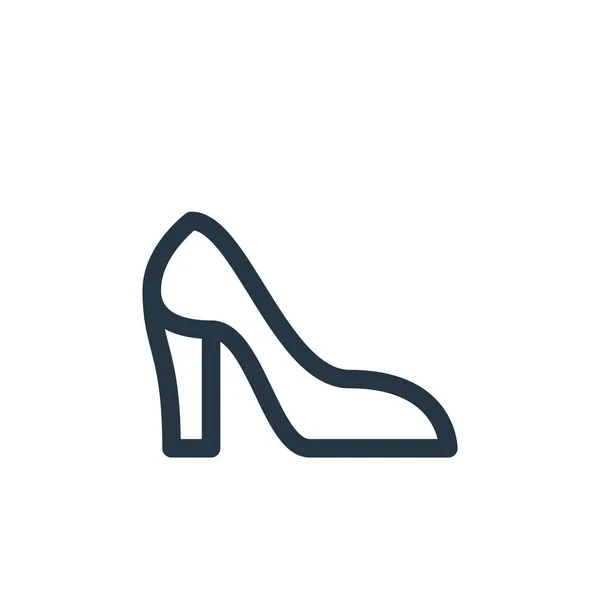 High Heels Vector Icon High Heels Editable Stroke High Heels — Stock Vector