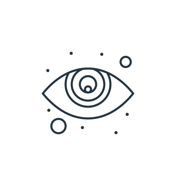 Ikona Wektora Pielęgnacji Oczu Opieka Oczu Edytowalny Udar Symbol Liniowy — Wektor stockowy