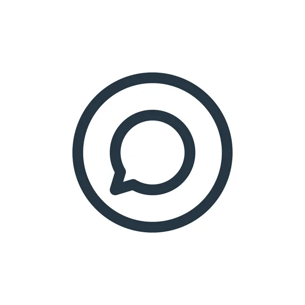 Chat Vektör Simgesi Sohbet Edilebilir Felç Web Mobil Uygulamalarda Kullanmak — Stok Vektör