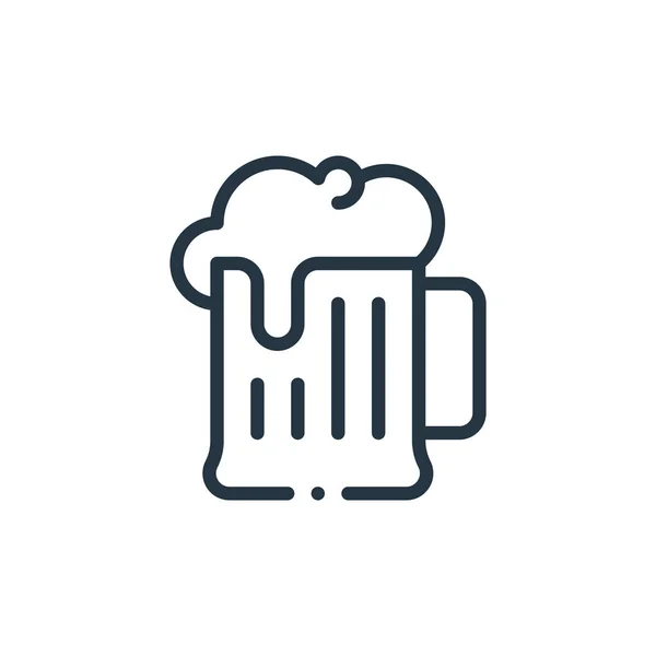 Alkoholvektorikon Alkoholpåverkande Stroke Alkohol Linjär Symbol För Användning Webben Och — Stock vektor