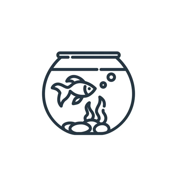 Goldfish Vector Icon Goldfish Editable Stroke Goldfish Linear Symbol Use Vector Graphics