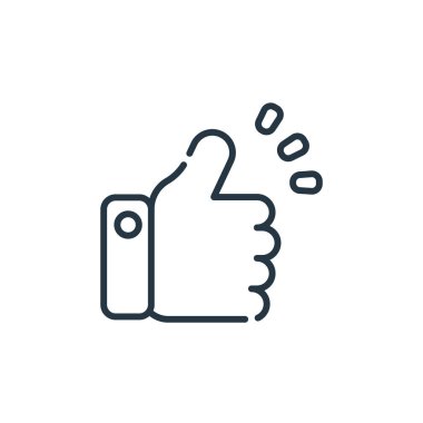 Vektör simgesi gibi. Düzenlenebilir felç gibi. İnternet ve mobil uygulamalarda kullanım için doğrusal sembol, logo, yazdırma medyası gibi. İnce çizgili çizim. Vektör izole çizimi.