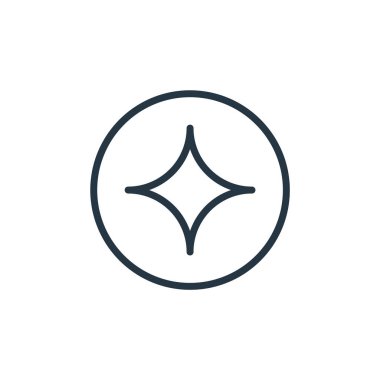 ışık vektör simgesi. Hafif düzenlenebilir felç. Web ve mobil uygulamalarda, logoda, yazdırma ortamında kullanmak için ışık doğrusal sembolü. İnce çizgili çizim. Vektör izole çizimi.