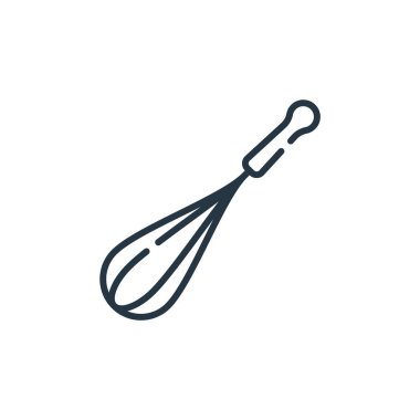 çırpma vektör simgesi. Düzenlenebilir kulaç darbesi. Web ve mobil uygulamalarda kullanmak için doğrusal simge çırp, logo, yazdırma ortamı. İnce çizgili çizim. Vektör izole çizimi.