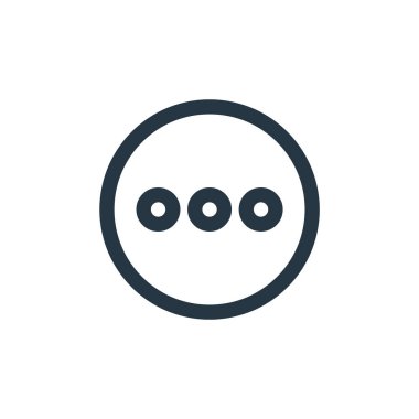 daha fazla vektör simgesi. Daha çok düzenlenebilir felç. Web ve mobil uygulamalarda, logoda, yazdırma ortamında kullanmak için daha doğrusal simge. İnce çizgili çizim. Vektör izole çizimi.