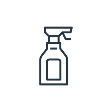 Mühürleyici vektör simgesi. Dolgu macunu, düzeltilebilir felç. Web ve mobil uygulamalarda, logoda, yazdırma ortamında kullanmak için mühürleyici doğrusal sembol. İnce çizgili çizim. Vektör izole çizimi.